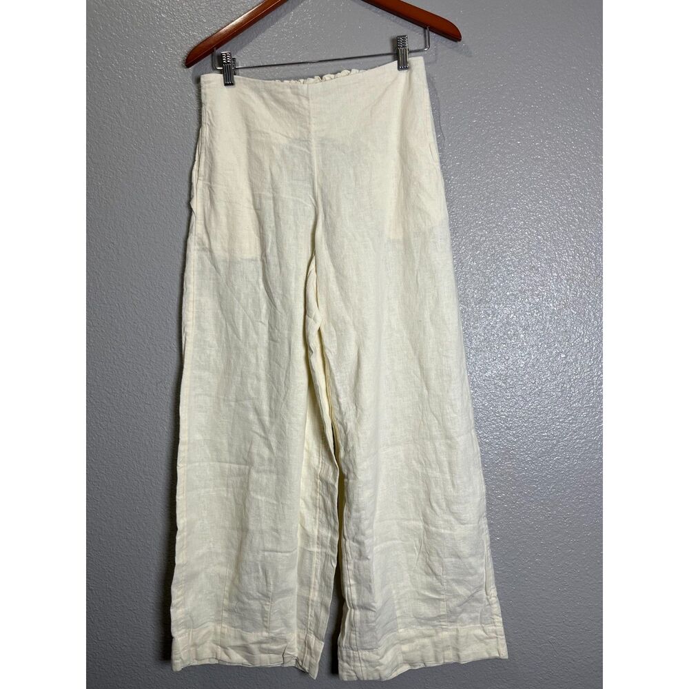 Free People Demi Wide Leg Linen Blend Pants Size XS NWOT - Picture 9 of 10